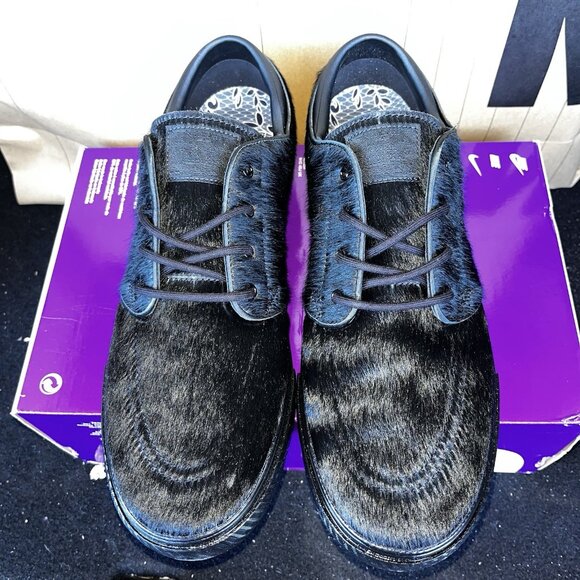 NEW Nike Zoom Stefan Janoski OG+ SE SB Black Pony Hair HF3060-001 Size 10 - Picture 3 of 6